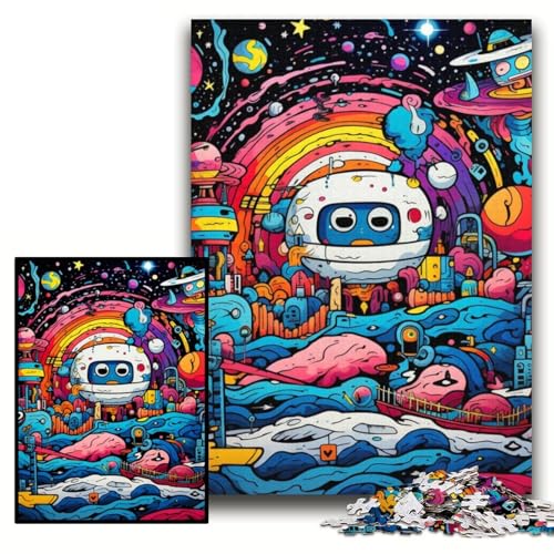 Puzzle für Erwachsene, 1000 Teile, Galaxie-Planeten-Puzzle aus Karton, 26x38cm, Eltern, Partner, Freunde – ab 14 Jahren Puzzle für Erwachsene, 1000 Teile, Galaxie-Planeten-Puzzle aus Karton, 26x38cm, Eltern, Partner, Freunde – ab 14 Jahren von ZKYUBEK