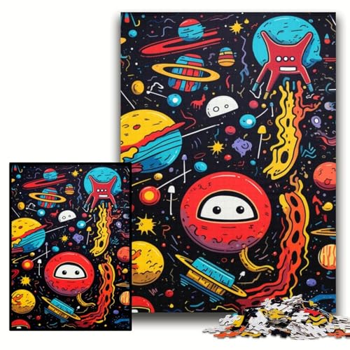 Puzzle für Erwachsene, 1000 Teile, Galaxie-Planeten-Puzzles für Erwachsene, 50x75cm, Denkspiel für Teenager und Familieninteraktion Puzzle für Erwachsene, 1000 Teile, Galaxie-Planeten-Puzzles für Erwachsene, 50x75cm, Denkspiel für Teenager und Familieninteraktion von ZKYUBEK