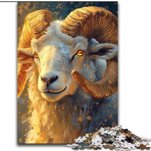 Puzzle für Erwachsene, 1000 Teile, Galaxie-Schaf, 26x38cm, Denkspiel für Teenager und Familieninteraktion von ZKYUBEK