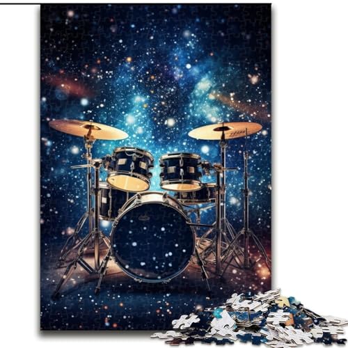 Puzzle für Erwachsene, 1000 Teile, Galaxien, Regal, Trommeln, Puzzles für Erwachsene, Größe 26x38cm, Muttertag, Geburtstag, Weihnachten von ZKYUBEK