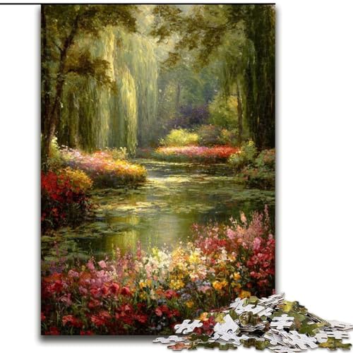 Puzzle für Erwachsene, 1000 Teile, Gartenblick, schwierige Puzzles für Erwachsene für Jugendliche, Lernspiele, Geschenke, 50x75cm Puzzle für Erwachsene, 1000 Teile, Gartenblick, schwierige Puzzles für Erwachsene für Jugendliche, Lernspiele, Geschenke, 50x75cm von ZKYUBEK