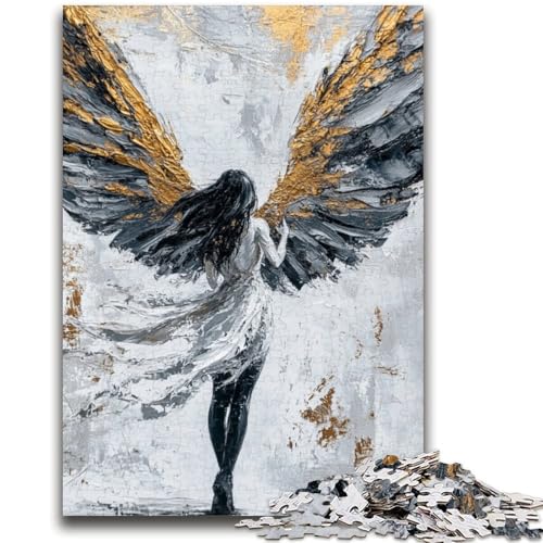 Puzzle für Erwachsene, 1000 Teile, Goldener Engel, ab 14 Jahren, Denksportspiel, Erwachsene und Jugendliche, 50x75cm von ZKYUBEK