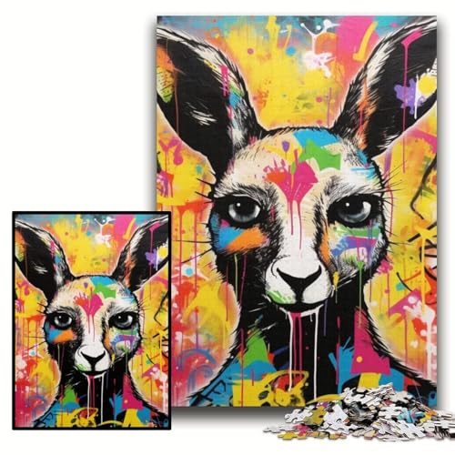 Puzzle für Erwachsene, 1000 Teile, Graffiti-Malerei, Wal-Puzzles für Erwachsene, 50x75cm, Gehirn-Herausforderung, Teenager und Heimdekoration Puzzle für Erwachsene, 1000 Teile, Graffiti-Malerei, Wal-Puzzles für Erwachsene, 50x75cm, Gehirn-Herausforderung, Teenager und Heimdekoration von ZKYUBEK