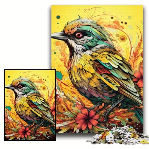 Puzzle für Erwachsene, 1000 Teile, Grüner Spatz, Puzzle für Erwachsene, 50x75cm, Denkspiel für Teenager und Familieninteraktion Puzzle für Erwachsene, 1000 Teile, Grüner Spatz, Puzzle für Erwachsene, 50x75cm, Denkspiel für Teenager und Familieninteraktion von ZKYUBEK