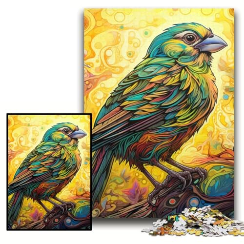 Puzzle für Erwachsene, 1000 Teile, Grüner Spatz, Unmögliches Puzzle für Erwachsene, 26x38cm, pädagogisches Denkspiel, künstlerische Heim- und Bürodekoration, ab 14 Jahren Puzzle für Erwachsene, 1000 Teile, Grüner Spatz, Unmögliches Puzzle für Erwachsene, 26x38cm, pädagogisches Denkspiel, künstlerische Heim- und Bürodekoration, ab 14 Jahren von ZKYUBEK