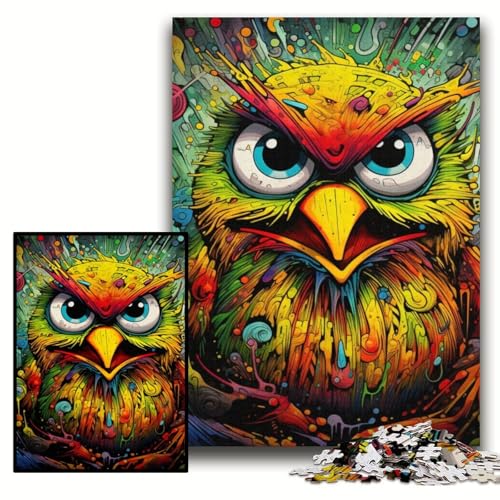 Puzzle für Erwachsene, 1000 Teile, Grüner Vogel, Unmögliches Puzzle für Erwachsene, 50x75cm, pädagogisches Denkspiel, künstlerische Heim- und Bürodekoration, ab 14 Jahren Puzzle für Erwachsene, 1000 Teile, Grüner Vogel, Unmögliches Puzzle für Erwachsene, 50x75cm, pädagogisches Denkspiel, künstlerische Heim- und Bürodekoration, ab 14 Jahren von ZKYUBEK