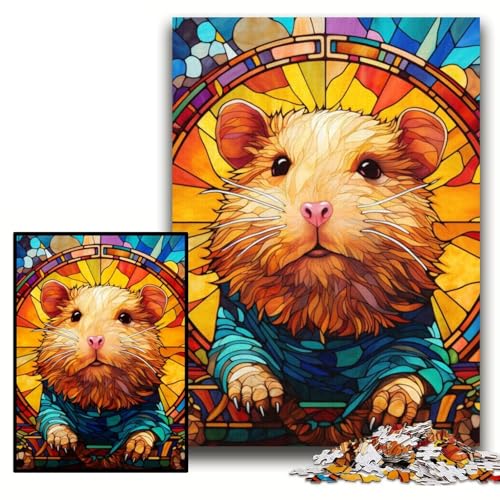 Puzzle für Erwachsene, 1000 Teile, Hamster-Puzzles für Erwachsene, 26x38cm, Denkspiel für Teenager und Familieninteraktion Puzzle für Erwachsene, 1000 Teile, Hamster-Puzzles für Erwachsene, 26x38cm, Denkspiel für Teenager und Familieninteraktion von ZKYUBEK