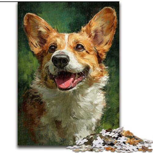 Puzzle für Erwachsene, 1000 Teile, Happy Corgi-Puzzle, 50x75cm, für Feiertage, Geburtstage und Spieleabende mit der Familie Puzzle für Erwachsene, 1000 Teile, Happy Corgi-Puzzle, 50x75cm, für Feiertage, Geburtstage und Spieleabende mit der Familie von ZKYUBEK