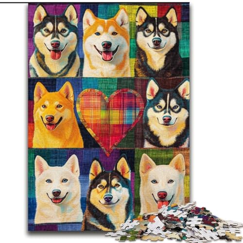 Puzzle für Erwachsene, 1000 Teile, Hundecollage, 50x75cm, Denkspiel für Teenager und Familieninteraktion Puzzle für Erwachsene, 1000 Teile, Hundecollage, 50x75cm, Denkspiel für Teenager und Familieninteraktion von ZKYUBEK