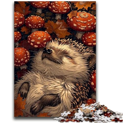 Puzzle für Erwachsene, 1000 Teile, Igel, Familienunterhaltungsspielzeug, ganze Familie, für Kinder ab 14 Jahren, 26x38cm Puzzle für Erwachsene, 1000 Teile, Igel, Familienunterhaltungsspielzeug, ganze Familie, für Kinder ab 14 Jahren, 26x38cm von ZKYUBEK