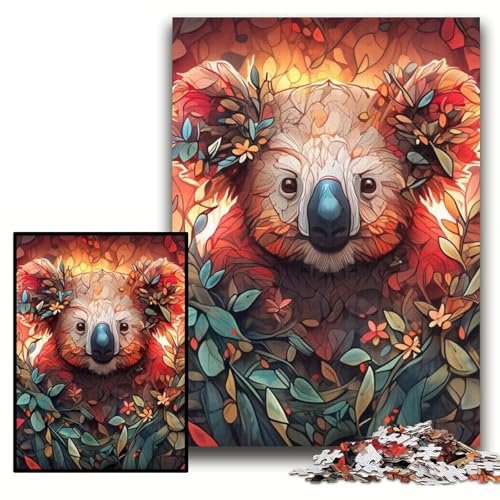 Puzzle für Erwachsene, 1000 Teile, Koala-Puzzle aus Pappe, 26x38cm, Eltern, Partner, Freunde – ab 14 Jahren Puzzle für Erwachsene, 1000 Teile, Koala-Puzzle aus Pappe, 26x38cm, Eltern, Partner, Freunde – ab 14 Jahren von ZKYUBEK