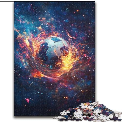 Puzzle für Erwachsene, 1000 Teile, Kunstfußball, schwierige Puzzles für Erwachsene für Jugendliche, Lernspiele, Geschenke, 26x38cm Puzzle für Erwachsene, 1000 Teile, Kunstfußball, schwierige Puzzles für Erwachsene für Jugendliche, Lernspiele, Geschenke, 26x38cm von ZKYUBEK
