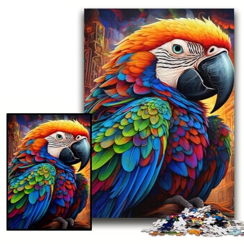 Puzzle für Erwachsene, 1000 Teile, Kunstpapagei, Unmögliches Puzzle für Erwachsene, 26x38cm, pädagogisches Denkspiel, künstlerische Heim- und Bürodekoration, ab 14 Jahren Puzzle für Erwachsene, 1000 Teile, Kunstpapagei, Unmögliches Puzzle für Erwachsene, 26x38cm, pädagogisches Denkspiel, künstlerische Heim- und Bürodekoration, ab 14 Jahren von ZKYUBEK