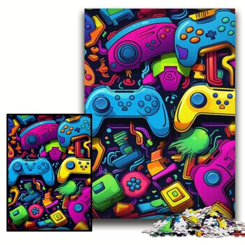 Puzzle für Erwachsene, 1000 Teile, Kunstspiele, Holzpuzzle, 50x75cm, Eltern, Partner, Freunde – ab 14 Jahren Puzzle für Erwachsene, 1000 Teile, Kunstspiele, Holzpuzzle, 50x75cm, Eltern, Partner, Freunde – ab 14 Jahren von ZKYUBEK