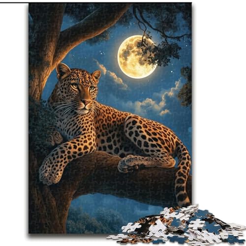 Puzzle für Erwachsene, 1000 Teile, Leoparden-Holzpuzzle, 26x38cm, interaktives Familienspiel, Denksportaufgabe, Lernspielzeug Puzzle für Erwachsene, 1000 Teile, Leoparden-Holzpuzzle, 26x38cm, interaktives Familienspiel, Denksportaufgabe, Lernspielzeug von ZKYUBEK