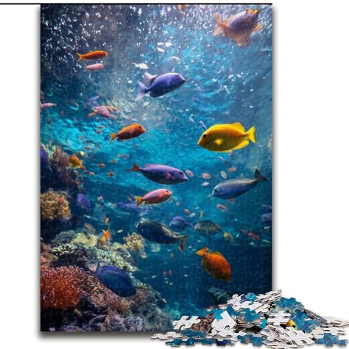 Puzzle für Erwachsene, 1000 Teile, Meereswelt, Holzpuzzle, 50x75cm, interaktives Familienspiel, Denksportaufgabe, Lernspielzeug Puzzle für Erwachsene, 1000 Teile, Meereswelt, Holzpuzzle, 50x75cm, interaktives Familienspiel, Denksportaufgabe, Lernspielzeug von ZKYUBEK
