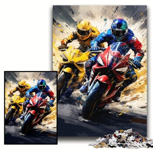 Puzzle für Erwachsene, 1000 Teile, Motorrad-Puzzle, anspruchsvolle Puzzles, 50x75cm, Lernspielzeug für Teenager, Heim- und Bürodekoration Puzzle für Erwachsene, 1000 Teile, Motorrad-Puzzle, anspruchsvolle Puzzles, 50x75cm, Lernspielzeug für Teenager, Heim- und Bürodekoration von ZKYUBEK