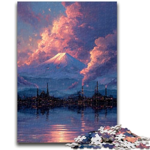 Puzzle für Erwachsene, 1000 Teile, Mount Fuji, Spielspielzeug, jedes Teil ist einzigartig – anspruchsvolles Familienspiel für ab 14 Jahren, 50x75cm von ZKYUBEK