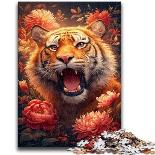 Puzzle für Erwachsene, 1000 Teile, Mysteriöser Tiger, anspruchsvolle Familienaktivitätsspiele, DIY-Spielzeug für Heimwanddekorationsgeschenke, 50x75cm Puzzle für Erwachsene, 1000 Teile, Mysteriöser Tiger, anspruchsvolle Familienaktivitätsspiele, DIY-Spielzeug für Heimwanddekorationsgeschenke, 50x75cm von ZKYUBEK