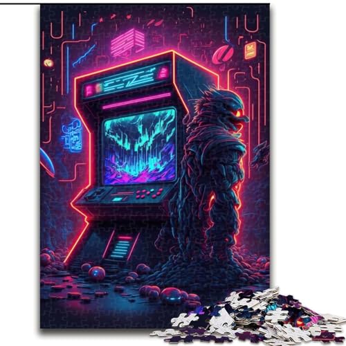 Puzzle für Erwachsene, 1000 Teile, Neon-Spiel, schwierige Puzzles für Erwachsene, Größe 26x38cm, Familienaktivität, Heimdekoration zum Selbermachen Puzzle für Erwachsene, 1000 Teile, Neon-Spiel, schwierige Puzzles für Erwachsene, Größe 26x38cm, Familienaktivität, Heimdekoration zum Selbermachen von ZKYUBEK