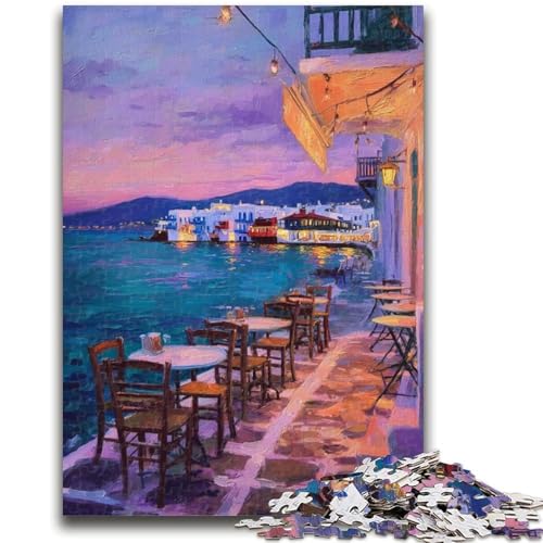 Puzzle für Erwachsene, 1000 Teile, Ölgemäldekunst, Familienunterhaltungsspielzeug, ganze Familie, für Kinder ab 14 Jahren, 50x75cm von ZKYUBEK