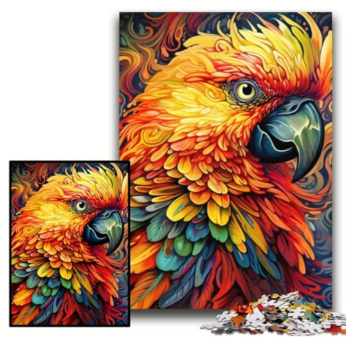 Puzzle für Erwachsene, 1000 Teile, Papagei, Papppuzzle, 26x38cm, Eltern, Partner, Freunde – ab 14 Jahren Puzzle für Erwachsene, 1000 Teile, Papagei, Papppuzzle, 26x38cm, Eltern, Partner, Freunde – ab 14 Jahren von ZKYUBEK