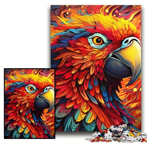 Puzzle für Erwachsene, 1000 Teile, Papagei, Unmögliches Puzzle für Erwachsene, 26x38cm, pädagogisches Denkspiel, künstlerische Heim- und Bürodekoration, ab 14 Jahren Puzzle für Erwachsene, 1000 Teile, Papagei, Unmögliches Puzzle für Erwachsene, 26x38cm, pädagogisches Denkspiel, künstlerische Heim- und Bürodekoration, ab 14 Jahren von ZKYUBEK