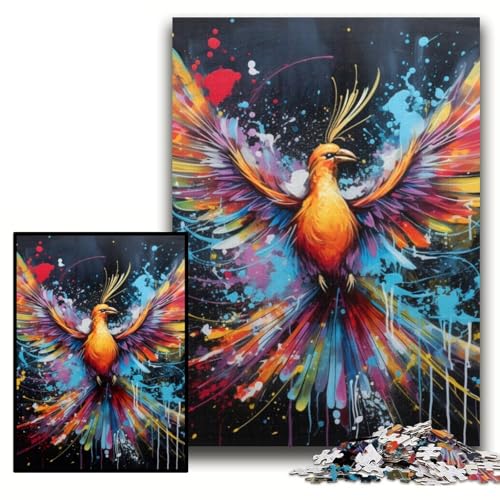 Puzzle für Erwachsene, 1000 Teile, Phoenix-Puzzles für Erwachsene, 26x38cm, Denkspiel für Teenager und Familieninteraktion Puzzle für Erwachsene, 1000 Teile, Phoenix-Puzzles für Erwachsene, 26x38cm, Denkspiel für Teenager und Familieninteraktion von ZKYUBEK