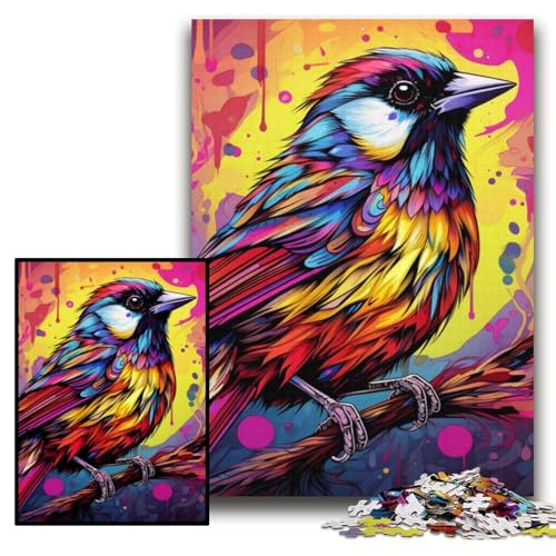 Puzzle für Erwachsene, 1000 Teile, Pink Sparrow, Unmögliches Puzzle für Erwachsene, 50x75cm, pädagogisches Denkspiel, künstlerische Heim- und Bürodekoration, ab 14 Jahren Puzzle für Erwachsene, 1000 Teile, Pink Sparrow, Unmögliches Puzzle für Erwachsene, 50x75cm, pädagogisches Denkspiel, künstlerische Heim- und Bürodekoration, ab 14 Jahren von ZKYUBEK