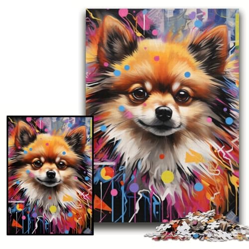 Puzzle für Erwachsene, 1000 Teile, Pommersche Graffiti, Unmögliches Puzzle für Erwachsene, 26x38cm, pädagogisches Denkspiel, künstlerische Heim- und Bürodekoration, ab 14 Jahren Puzzle für Erwachsene, 1000 Teile, Pommersche Graffiti, Unmögliches Puzzle für Erwachsene, 26x38cm, pädagogisches Denkspiel, künstlerische Heim- und Bürodekoration, ab 14 Jahren von ZKYUBEK