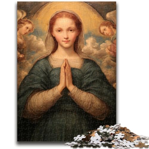 Puzzle für Erwachsene, 1000 Teile, Porträt von Maria, der Mutter Geeignet für Kinder ab 14 Jahren Anspruchsvolles Spiel Tolles Geschenk zum Spielen 50x75cm Puzzle für Erwachsene, 1000 Teile, Porträt von Maria, der Mutter Geeignet für Kinder ab 14 Jahren Anspruchsvolles Spiel Tolles Geschenk zum Spielen 50x75cm von ZKYUBEK