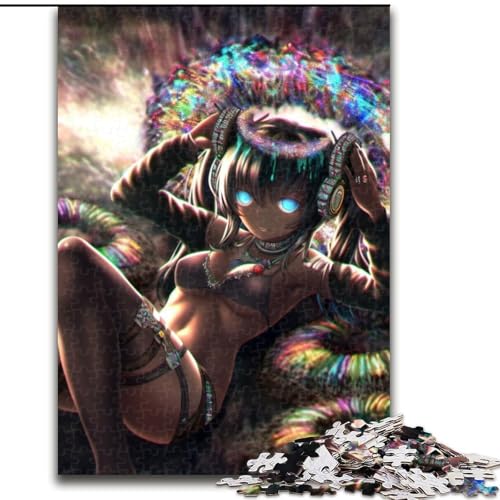 Puzzle für Erwachsene, 1000 Teile, Psychedelische Kunst, Schwierige Puzzles für Erwachsene für Jugendliche, Lernspiele, Geschenke, 26x38cm Puzzle für Erwachsene, 1000 Teile, Psychedelische Kunst, Schwierige Puzzles für Erwachsene für Jugendliche, Lernspiele, Geschenke, 26x38cm von ZKYUBEK