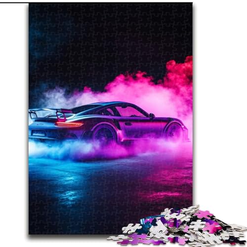 Puzzle für Erwachsene, 1000 Teile, Rauchsportwagen, schwierige Puzzles für Erwachsene für Jugendliche, Lernspiele, Geschenke, 50x75cm Puzzle für Erwachsene, 1000 Teile, Rauchsportwagen, schwierige Puzzles für Erwachsene für Jugendliche, Lernspiele, Geschenke, 50x75cm von ZKYUBEK