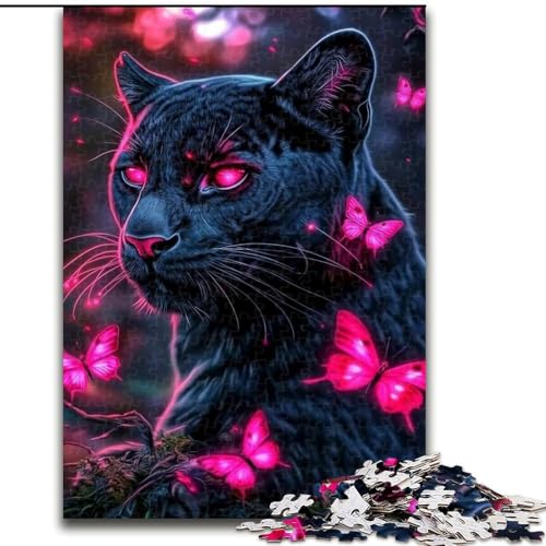 Puzzle für Erwachsene, 1000 Teile, Schmetterling und schwarzer Panther, schwierige Puzzles für Erwachsene für Jugendliche, Lernspiele, Geschenke, 26x38cm Puzzle für Erwachsene, 1000 Teile, Schmetterling und schwarzer Panther, schwierige Puzzles für Erwachsene für Jugendliche, Lernspiele, Geschenke, 26x38cm von ZKYUBEK