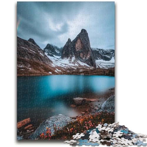 Puzzle für Erwachsene, 1000 Teile, Schöne Berge und Seen, Geeignet für Kinder ab 14 Jahren, Wohndeko-Angebot als Geschenk für die ganze Familie, 50x75cm von ZKYUBEK
