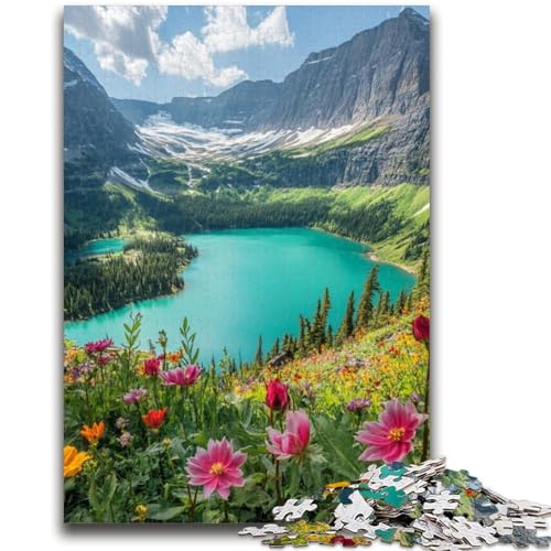 Puzzle für Erwachsene, 1000 Teile, Schöne Berge und Seen, für Lernspiele, Herausforderungsspielzeug, Verbesserung des Gedächtnisses, für 14-Jährige, 26x38cm Puzzle für Erwachsene, 1000 Teile, Schöne Berge und Seen, für Lernspiele, Herausforderungsspielzeug, Verbesserung des Gedächtnisses, für 14-Jährige, 26x38cm von ZKYUBEK