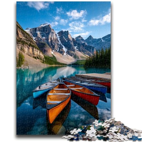 Puzzle für Erwachsene, 1000 Teile, Schöne Berge und Seen, für Lernspiele, Herausforderungsspielzeug, Verbesserung des Gedächtnisses, für 14-Jährige, 50x75cm Puzzle für Erwachsene, 1000 Teile, Schöne Berge und Seen, für Lernspiele, Herausforderungsspielzeug, Verbesserung des Gedächtnisses, für 14-Jährige, 50x75cm von ZKYUBEK
