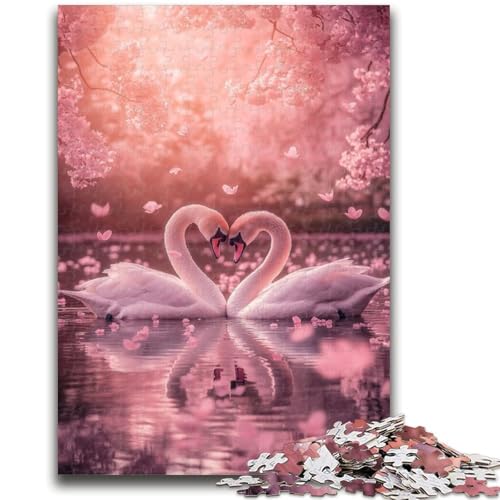 Puzzle für Erwachsene, 1000 Teile, Schwarzer Schwan, anspruchsvolle Familienaktivitätsspiele, DIY-Spielzeug für Heimwanddekorationsgeschenke, 50x75cm Puzzle für Erwachsene, 1000 Teile, Schwarzer Schwan, anspruchsvolle Familienaktivitätsspiele, DIY-Spielzeug für Heimwanddekorationsgeschenke, 50x75cm von ZKYUBEK