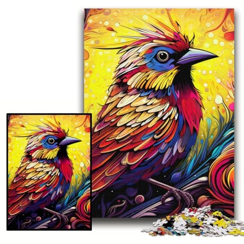 Puzzle für Erwachsene, 1000 Teile, Spatzen-Puzzle aus Pappe, 26x38cm, Spaß für den Familienspielabend, dekoratives Kunstwerk zum Selbermachen Puzzle für Erwachsene, 1000 Teile, Spatzen-Puzzle aus Pappe, 26x38cm, Spaß für den Familienspielabend, dekoratives Kunstwerk zum Selbermachen von ZKYUBEK