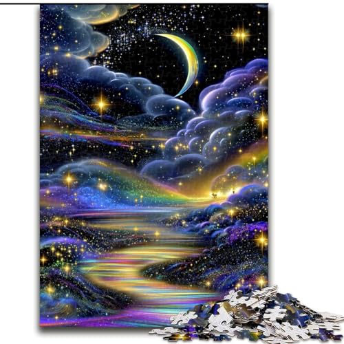 Puzzle für Erwachsene, 1000 Teile, Sternenhimmel, Holzpuzzle, 26x38cm, interaktives Familienspiel, Denksportaufgabe, Lernspielzeug Puzzle für Erwachsene, 1000 Teile, Sternenhimmel, Holzpuzzle, 26x38cm, interaktives Familienspiel, Denksportaufgabe, Lernspielzeug von ZKYUBEK