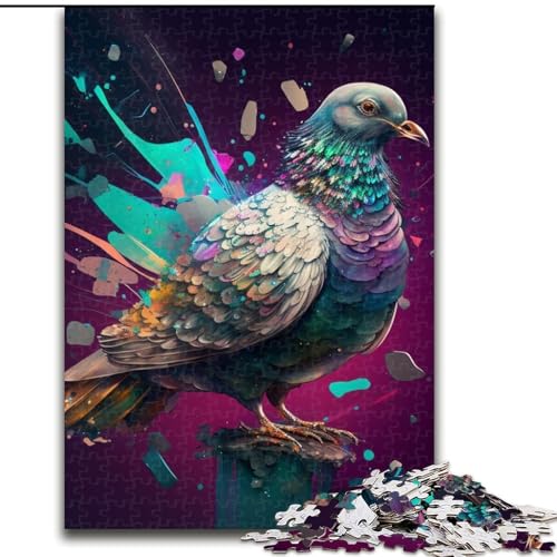 Puzzle für Erwachsene, 1000 Teile, Tauben-Puzzle, Größe 26x38cm, Denksportaufgabe, Spiel für Erwachsene, interaktive Aktivität für die ganze Familie Puzzle für Erwachsene, 1000 Teile, Tauben-Puzzle, Größe 26x38cm, Denksportaufgabe, Spiel für Erwachsene, interaktive Aktivität für die ganze Familie von ZKYUBEK