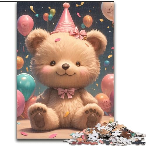Puzzle für Erwachsene, 1000 Teile, Teddybär, schwierige Puzzles für Erwachsene für Jugendliche, Lernspiele, Geschenke, 26x38cm Puzzle für Erwachsene, 1000 Teile, Teddybär, schwierige Puzzles für Erwachsene für Jugendliche, Lernspiele, Geschenke, 26x38cm von ZKYUBEK