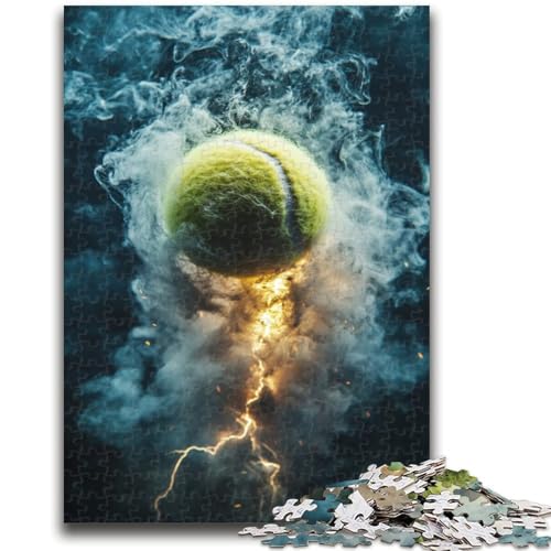 Puzzle für Erwachsene, 1000 Teile, Tennissport, geeignet für Kinder ab 14 Jahren, anspruchsvolles Spiel, tolles Geschenk zum Spielen, 50x75cm von ZKYUBEK