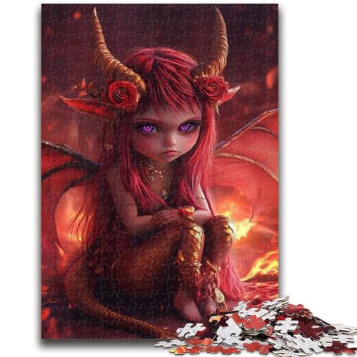 Puzzle für Erwachsene, 1000 Teile, Teufel, kleines Drachenmädchen, geeignet für Kinder ab 14 Jahren, anspruchsvolles Spiel, tolles Geschenk für Gaming, 26x38cm Puzzle für Erwachsene, 1000 Teile, Teufel, kleines Drachenmädchen, geeignet für Kinder ab 14 Jahren, anspruchsvolles Spiel, tolles Geschenk für Gaming, 26x38cm von ZKYUBEK