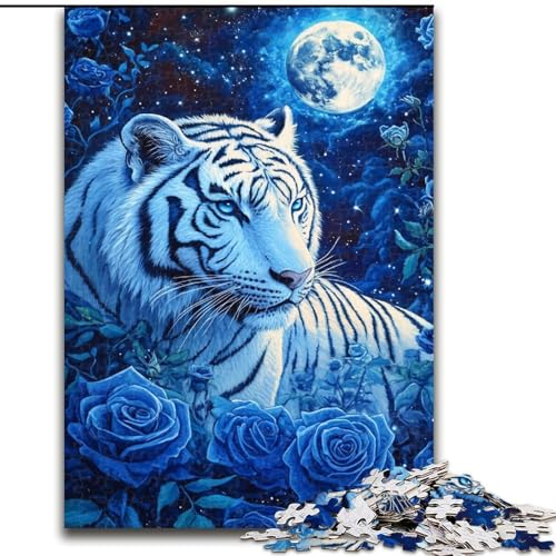 Puzzle für Erwachsene, 1000 Teile, Tiger, schwierige Puzzles für Erwachsene für Jugendliche, Lernspiele, Geschenke, 50x75cm Puzzle für Erwachsene, 1000 Teile, Tiger, schwierige Puzzles für Erwachsene für Jugendliche, Lernspiele, Geschenke, 50x75cm von ZKYUBEK