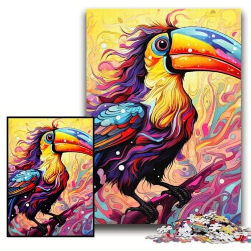 Puzzle für Erwachsene, 1000 Teile, Tukan-Puzzles für Erwachsene, 26x38cm, Denkspiel für Teenager und Familieninteraktion Puzzle für Erwachsene, 1000 Teile, Tukan-Puzzles für Erwachsene, 26x38cm, Denkspiel für Teenager und Familieninteraktion von ZKYUBEK