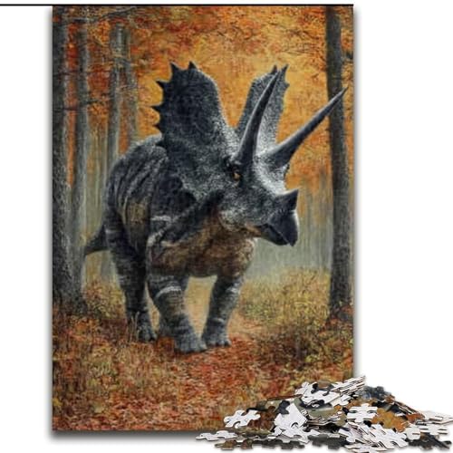 Puzzle für Erwachsene, 1000 Teile, Walddinosaurier, schwierige Puzzles für Erwachsene für Jugendliche, Lernspiele, Geschenke, 26x38cm Puzzle für Erwachsene, 1000 Teile, Walddinosaurier, schwierige Puzzles für Erwachsene für Jugendliche, Lernspiele, Geschenke, 26x38cm von ZKYUBEK