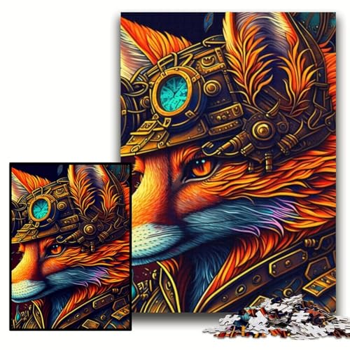 Puzzle für Erwachsene, 1000 Teile, Warrior Fox, Puzzles für Erwachsene, 50x75cm, Denkspiel für Teenager und Familieninteraktion Puzzle für Erwachsene, 1000 Teile, Warrior Fox, Puzzles für Erwachsene, 50x75cm, Denkspiel für Teenager und Familieninteraktion von ZKYUBEK