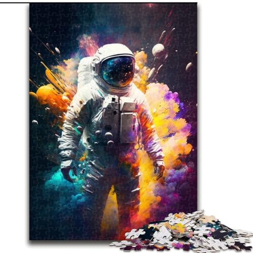 Puzzle für Erwachsene, 1000 Teile, Weltraum-Astronauten-Puzzle, Größe 26x38cm, Denksportaufgabe, Spiel für Erwachsene, interaktive Aktivität für die ganze Familie Puzzle für Erwachsene, 1000 Teile, Weltraum-Astronauten-Puzzle, Größe 26x38cm, Denksportaufgabe, Spiel für Erwachsene, interaktive Aktivität für die ganze Familie von ZKYUBEK