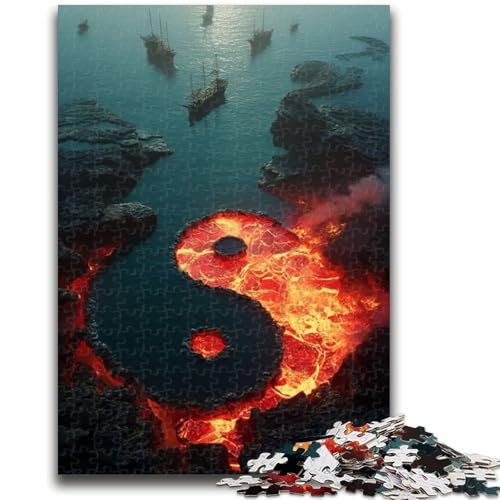 Puzzle für Erwachsene, 1000 Teile, Yin und Yang, anspruchsvolle Familienaktivitätsspiele, DIY-Spielzeug für Heimwanddekorationsgeschenke, 26x38cm Puzzle für Erwachsene, 1000 Teile, Yin und Yang, anspruchsvolle Familienaktivitätsspiele, DIY-Spielzeug für Heimwanddekorationsgeschenke, 26x38cm von ZKYUBEK